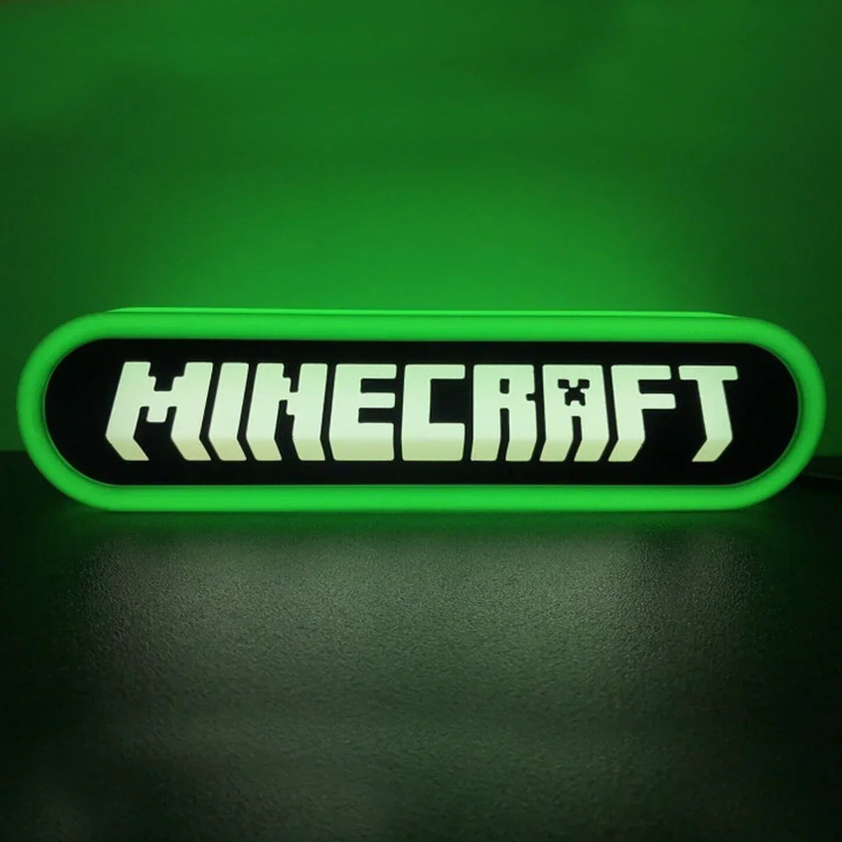 Minecraft 3d Printed Led Sign