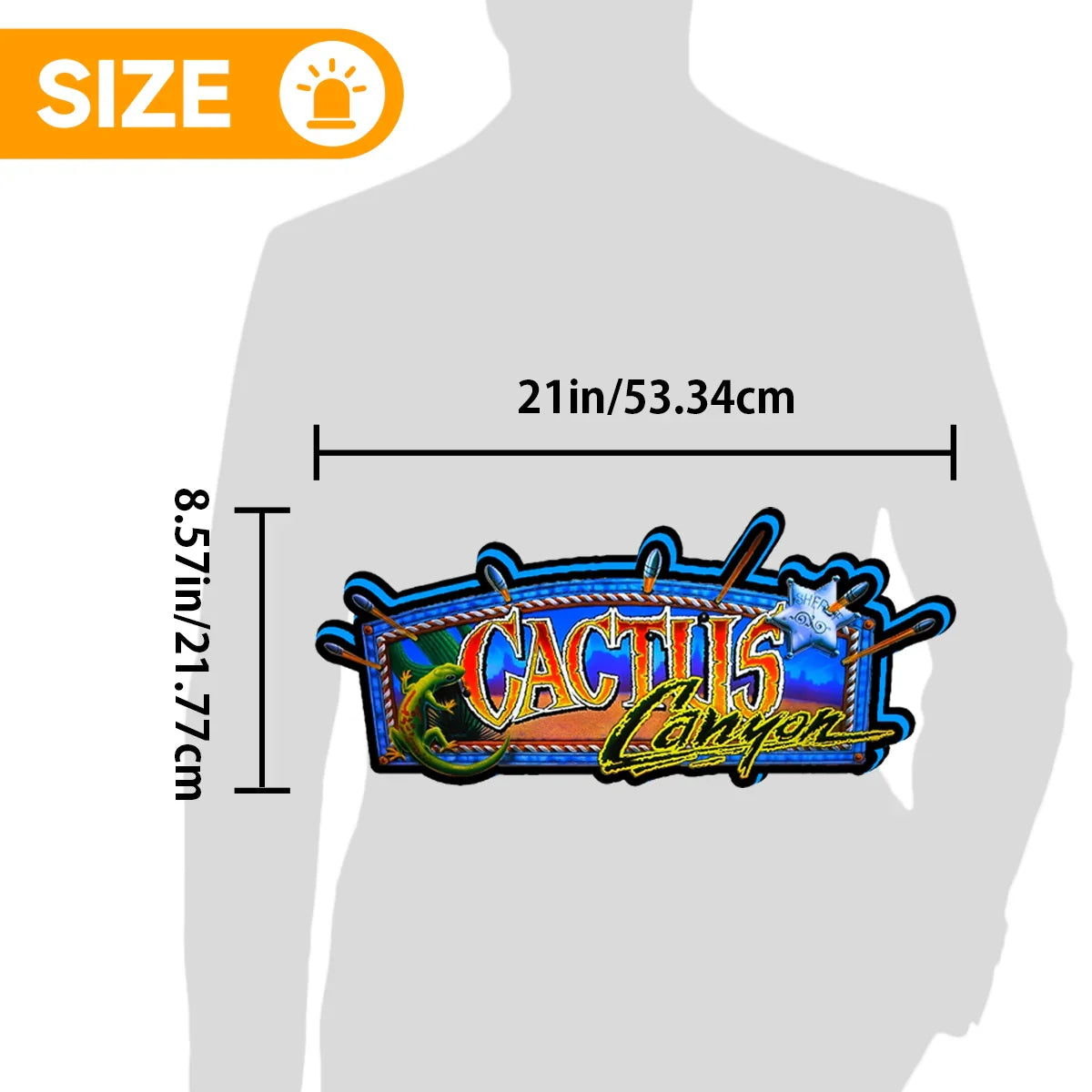 Cactus Canyon Remake Pinball Topper, Video Game Machine LED Lightbox , Pinball Arcade Decor,  Special Edition Topper for CGC Pinball Machine