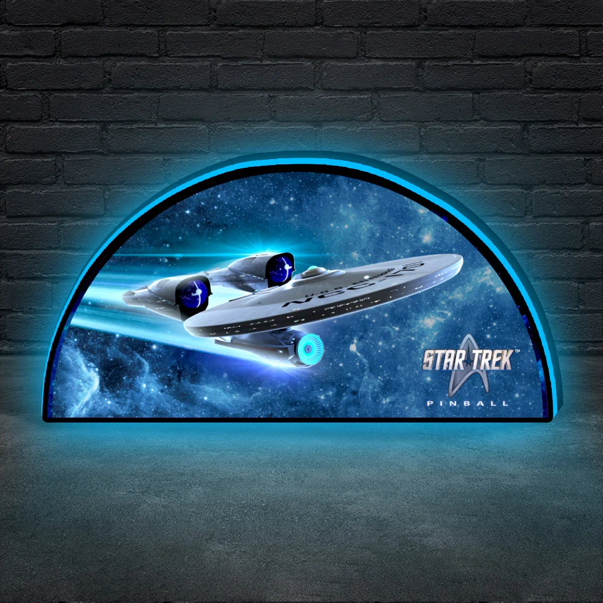 Topper for the Legends Pinball Star Terk Pinball Topper Led Lightbox, USB plug Dimmer, Pinball Arcade Decor, Perfect for Game Room or Pinball Machine
