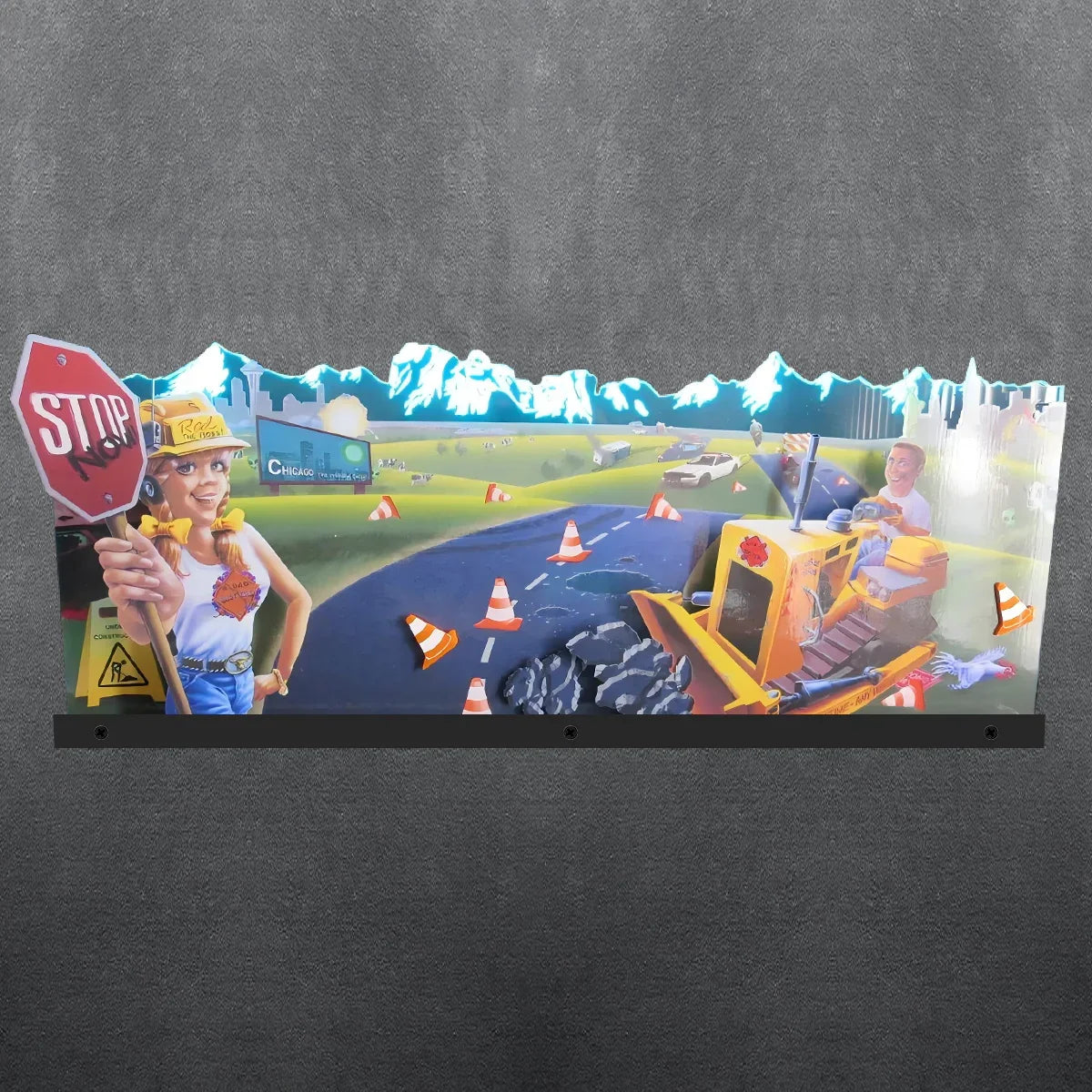 Roadshow Pinball Topper 3D Acrylic LED Topper, for Pinball Machine, Pinball Topper