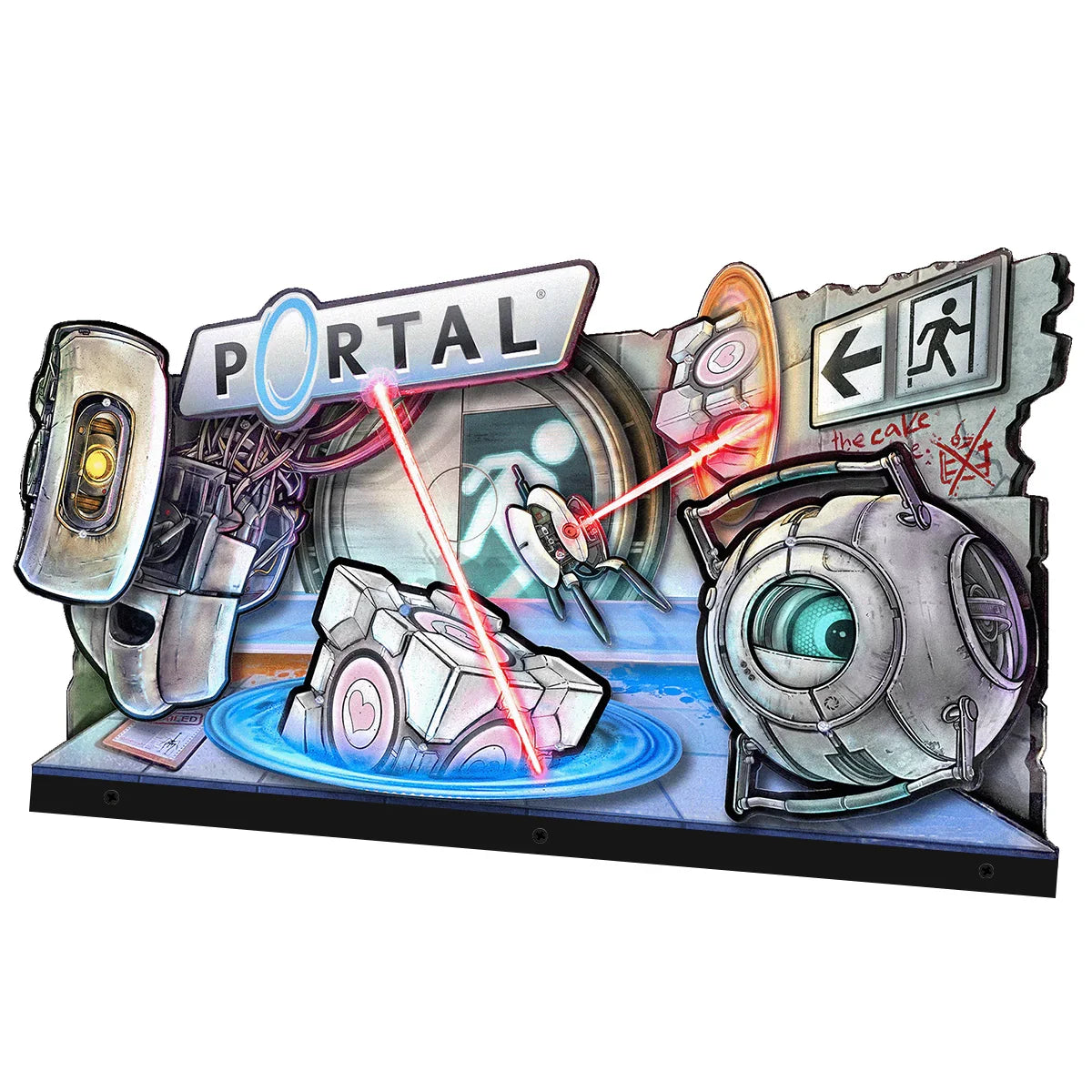Pinballinteractive Topper Portal Topper 3D Acrylic LED Topper, for Portal Pinball Game Revealed ...