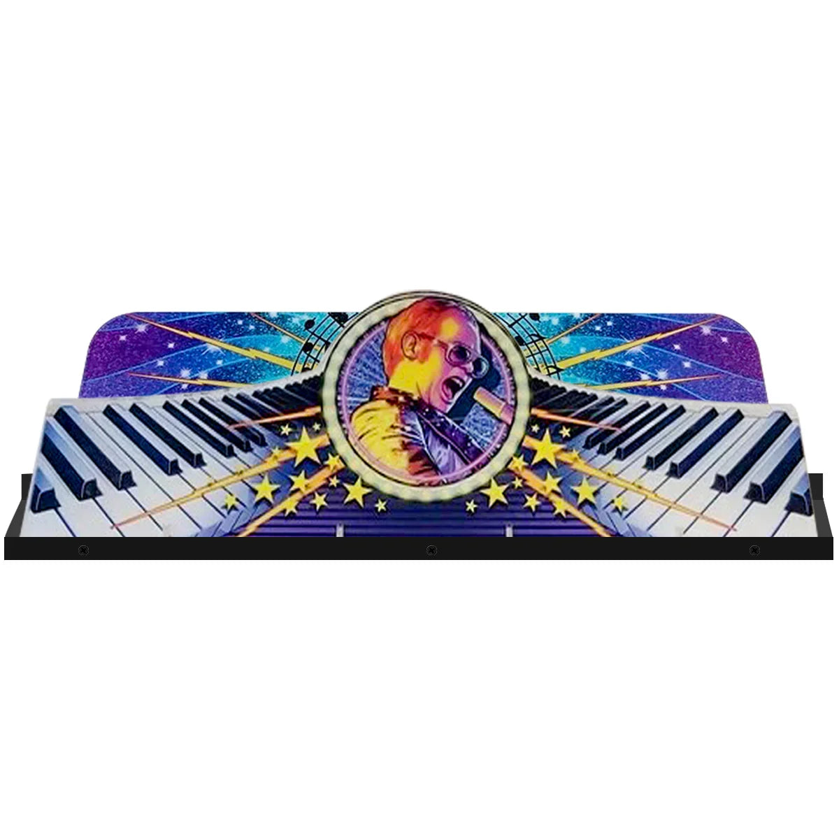 Elton John Platinum Edition Pinball Topper 3D Acrylic LED Topper, For Jersey Jack Pinball Mahine, Pinball Topper