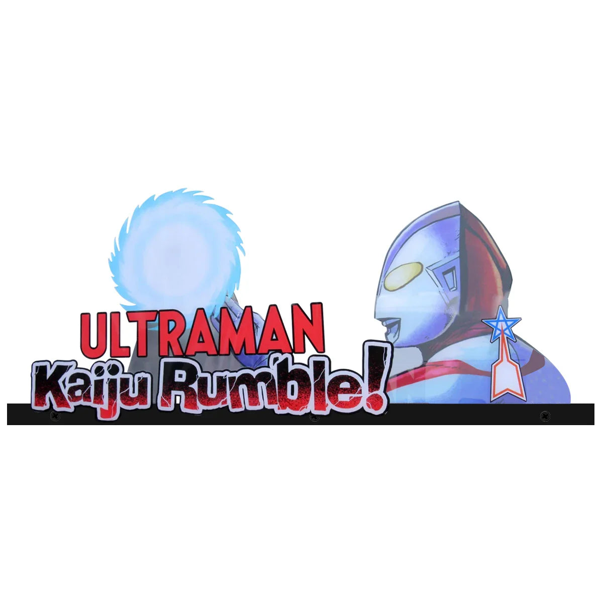 Ultraman Kaiju Rumble Pinball Topper 3D Acrylic LED Topper, For Spooky Pinball Mahine, Pinball Topper