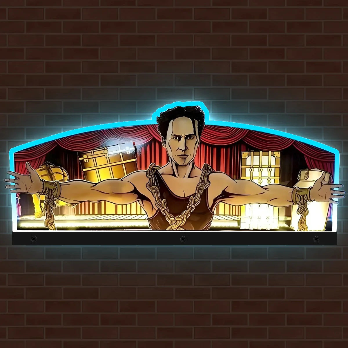 Großartiger Houdini Topper 3D Acryl-LED-Topper, für niederländische Flipperautomaten, Flipper-Topper
