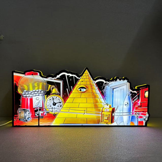 Twilight Zone Led lightbox for Pinball Machine, 3D Printed Lightbox USB Powered & Full Dimmable