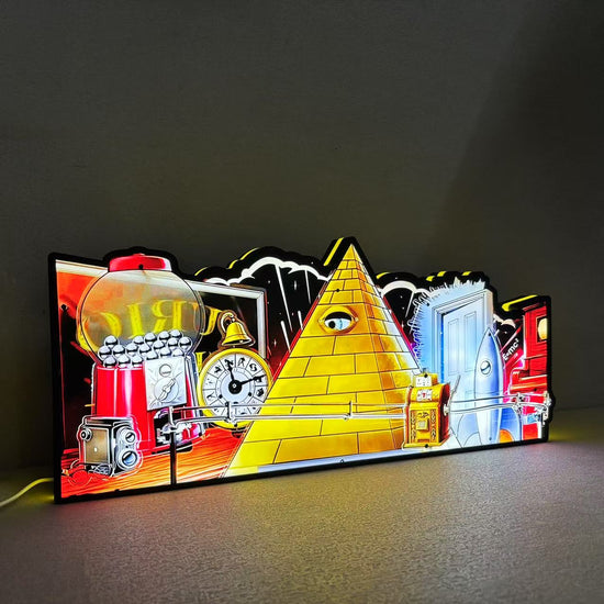 Twilight Zone Led lightbox for Pinball Machine, 3D Printed Lightbox USB Powered & Full Dimmable