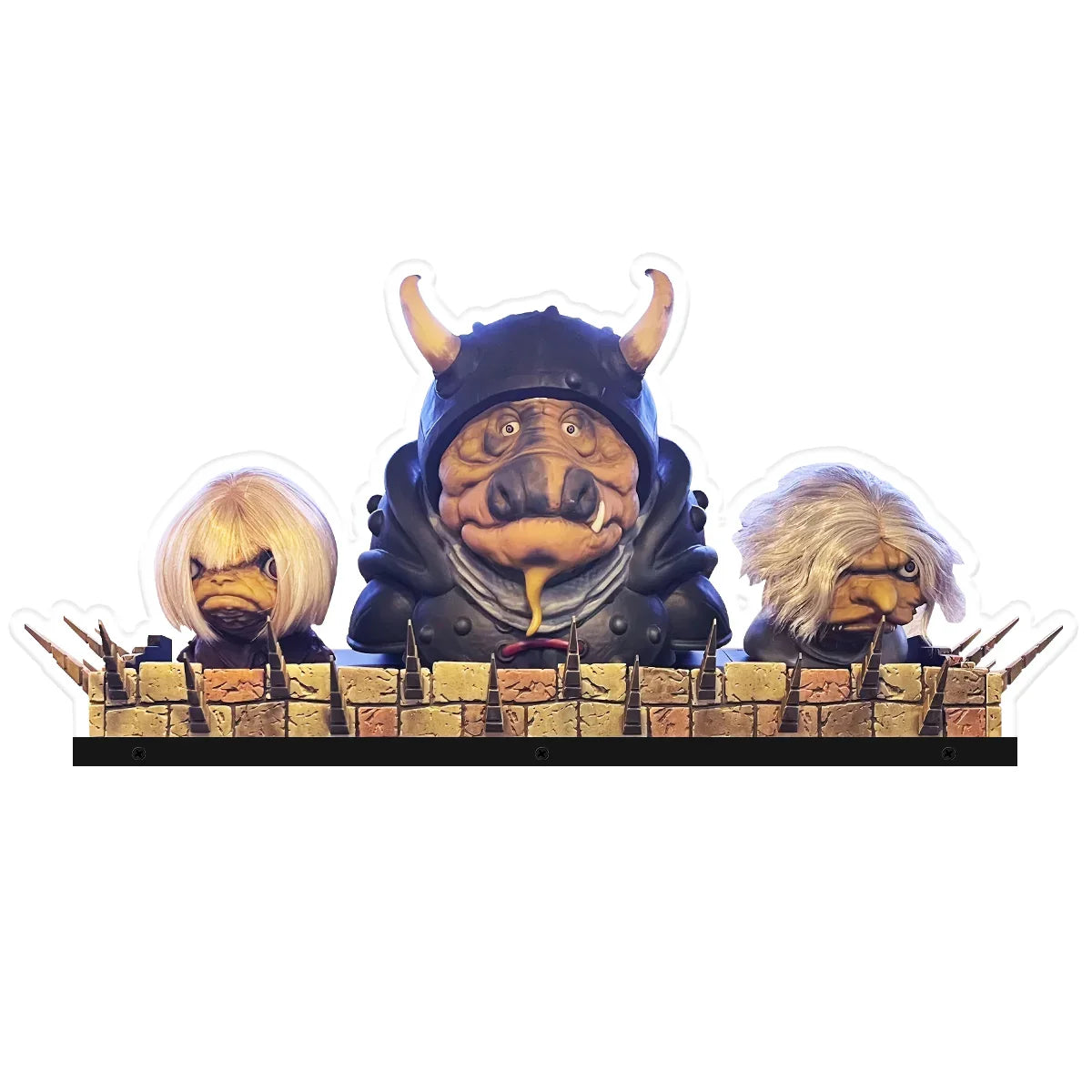 Labyrinth Pinball Goblin City Walls Pinball Topper 3D Acrylic LED Topper, For Barrels Fun Pinball Mahine, Pinball Topper