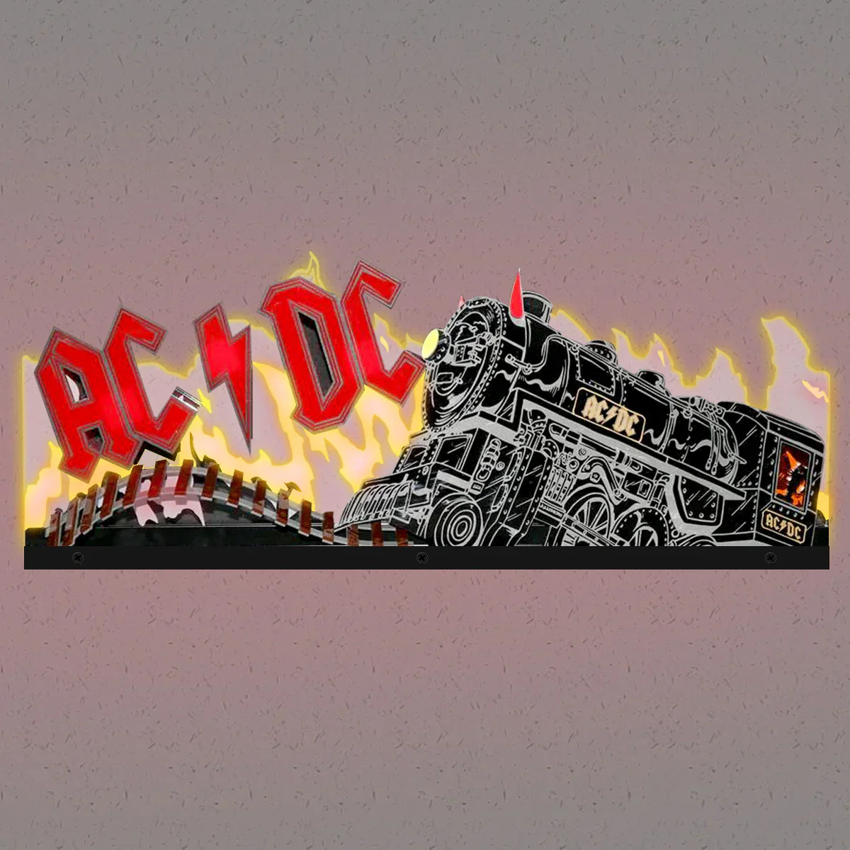 AC/DC Topper 3D Acrylic LED Topper, For Stern Pinball Mahine, Pinball ...