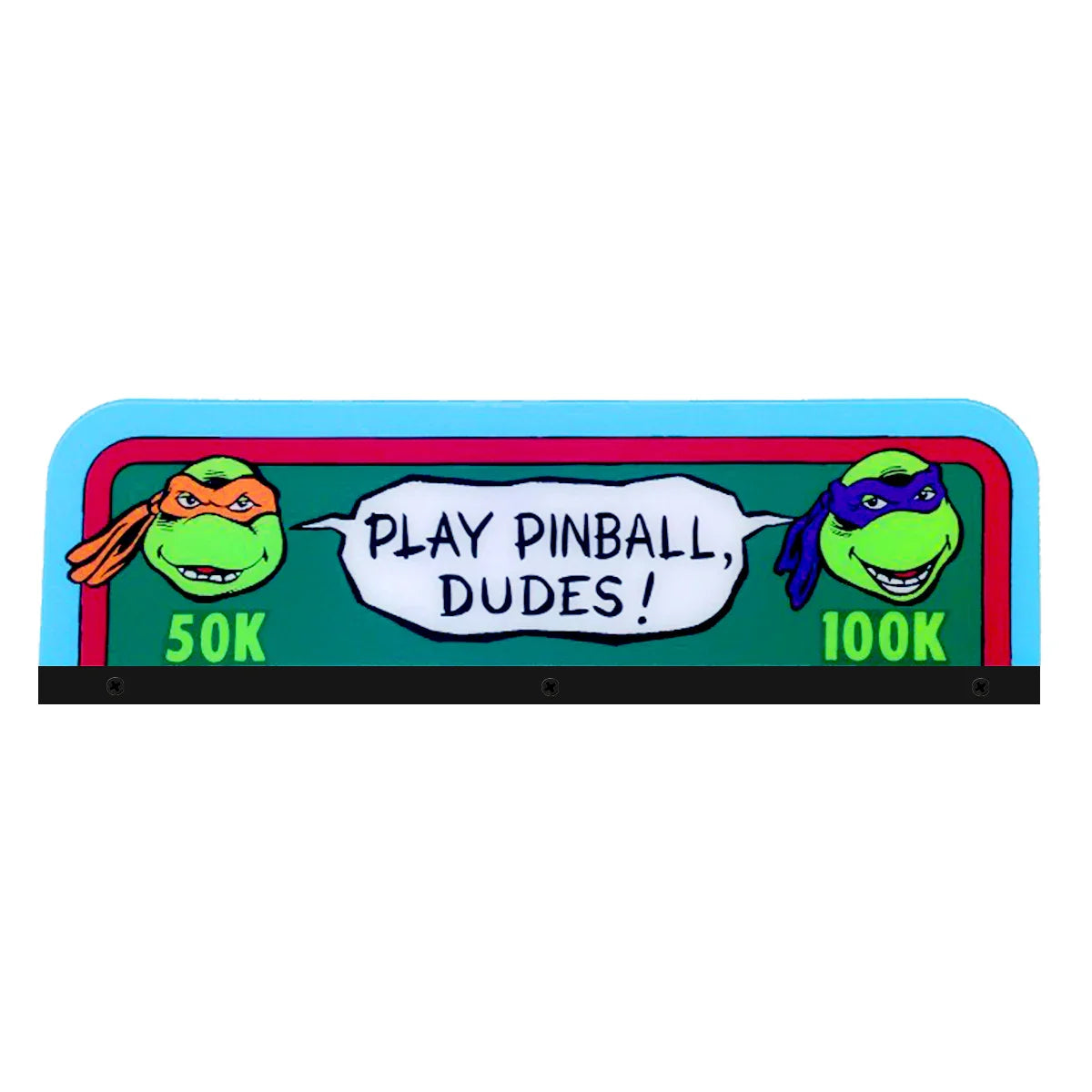 TMNT Topper Teenage Mutant Ninja Turtle 3D Acrylic LED Topper, For  Pinball Mahine, Pinball Topper