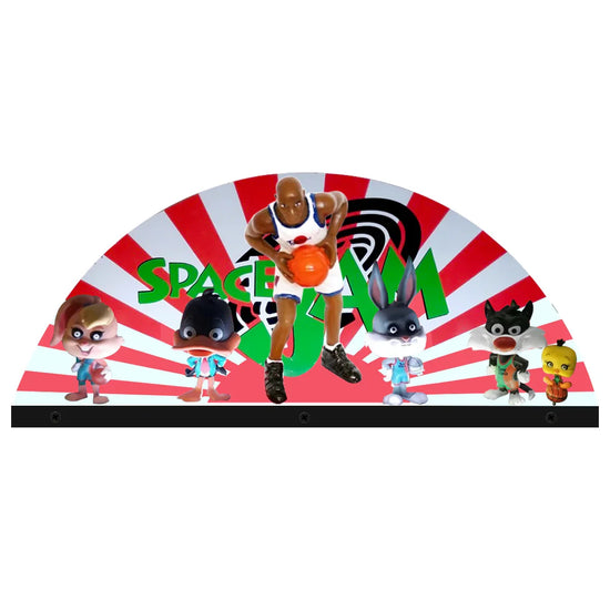 Space Jam Topper 3D Acrylic LED Topper, For Dutch Pinball Mahine, Pinball Topper