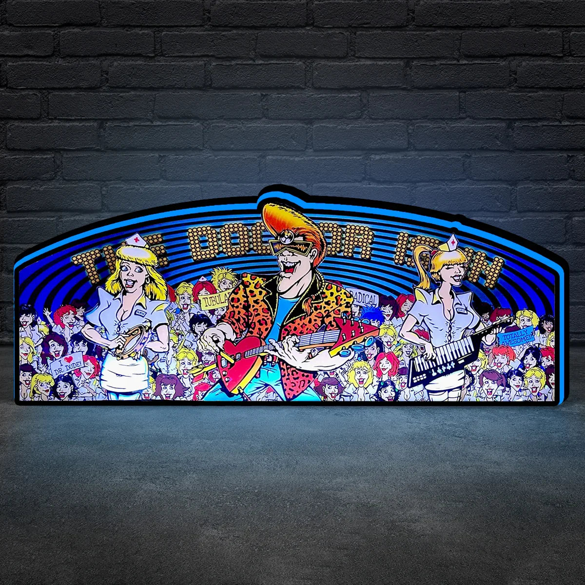DR. Dude Pinball Topper LED Lightbox, For Midway Pinball machine, 3D Printed Pinball Topper Lightbox USB Powered & Full Dimmable