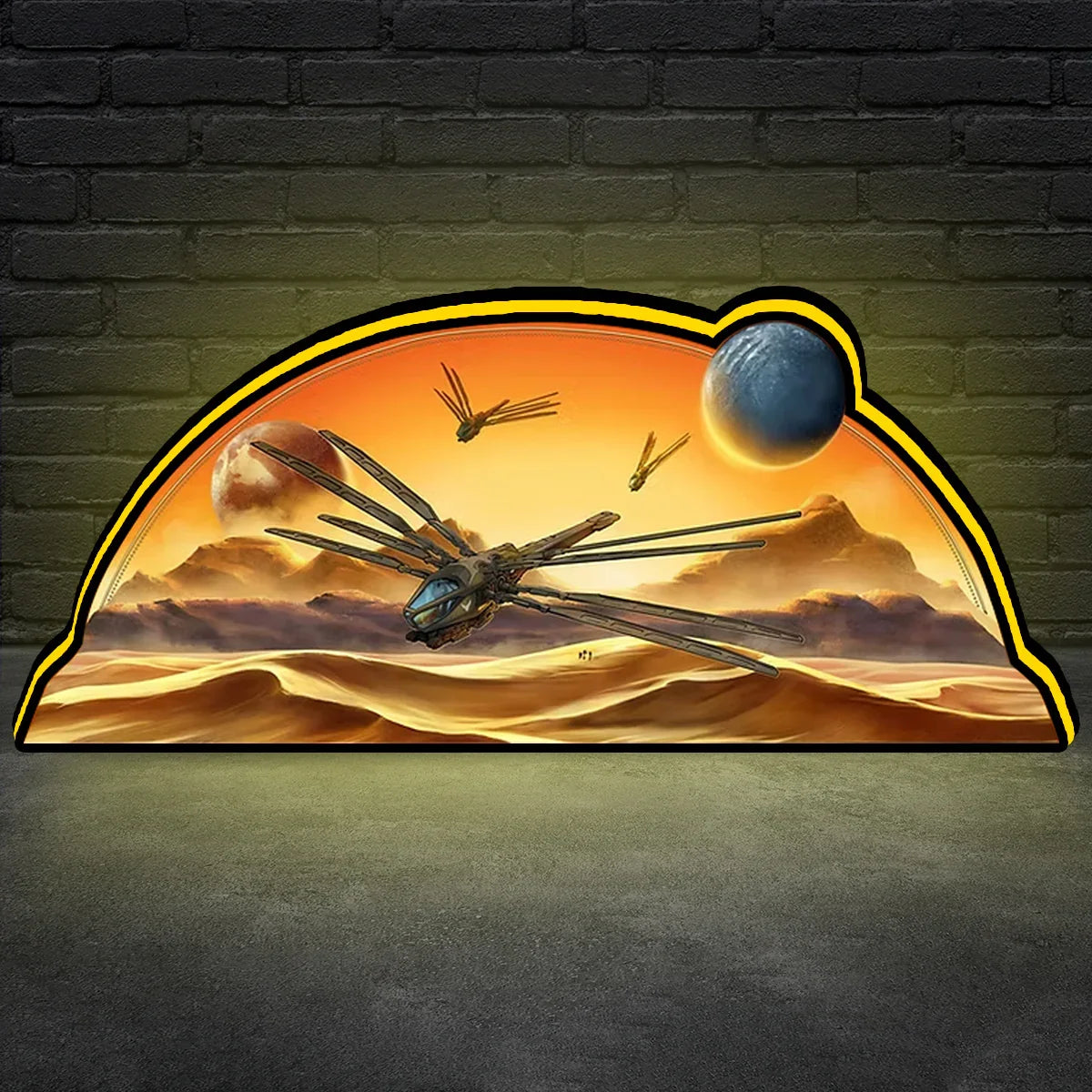 Dune Pinball Topper, 3D Printed Lightbox for Barrels of Fun Pinball Ma ...
