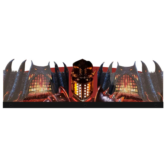 Décoration de chevalier noir 3D en acrylique à LED, pour flipper Stern