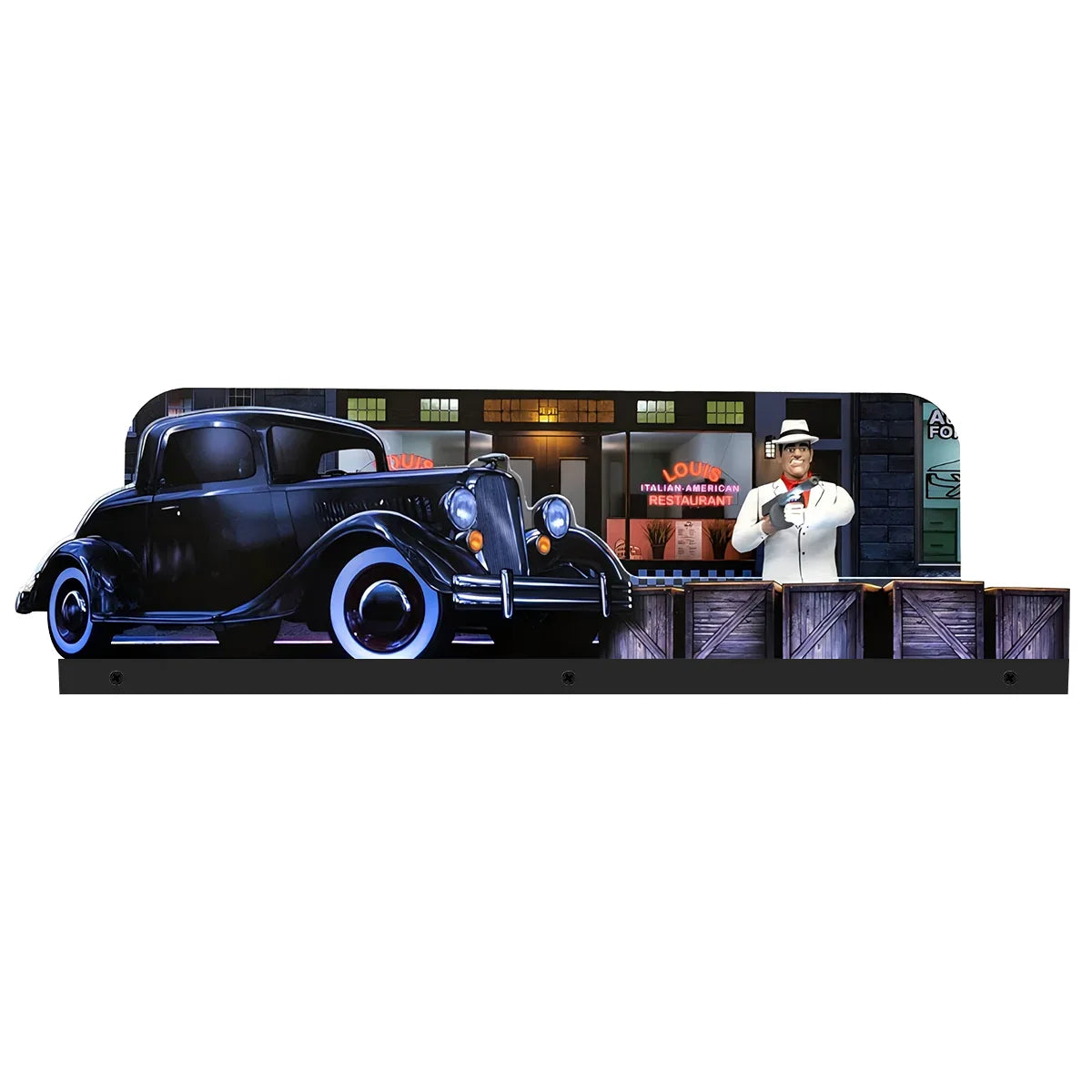 The Godfather Pinball Topper 3D Acrylic LED Topper Limited Edition, For The Jersey Jack Pinball Machine, Pinball Topper