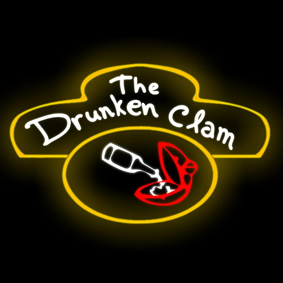 The Drunken Clam 20"x16" Family Guy Arcade Neon Sign USB Powered for Bar Sign Neon Sign Dimmable LED Neon Light Sign for Playroom Light Man Cave Game Room Bar
