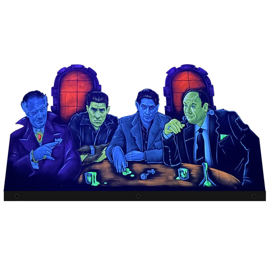 Blacklight Mini Golfing Topper 3D Acrylic LED Topper, Game Room Decor, Family Fun Center Decor, Mans Cave