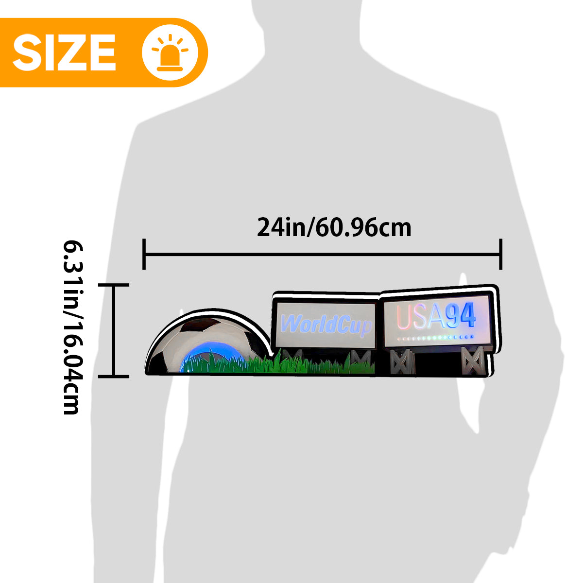 Custom World Cup USA 94 Pinball Topper Lightbox, 3D Printed Lightbox Powered by USB Band Dimm