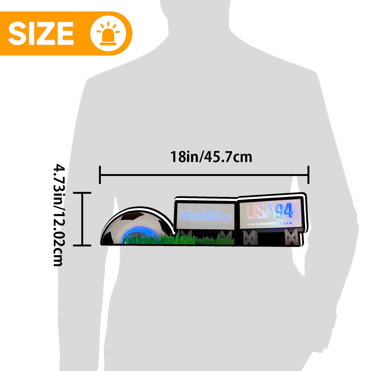 Custom World Cup USA 94 Pinball Topper Lightbox, 3D Printed Lightbox Powered by USB Band Dimm