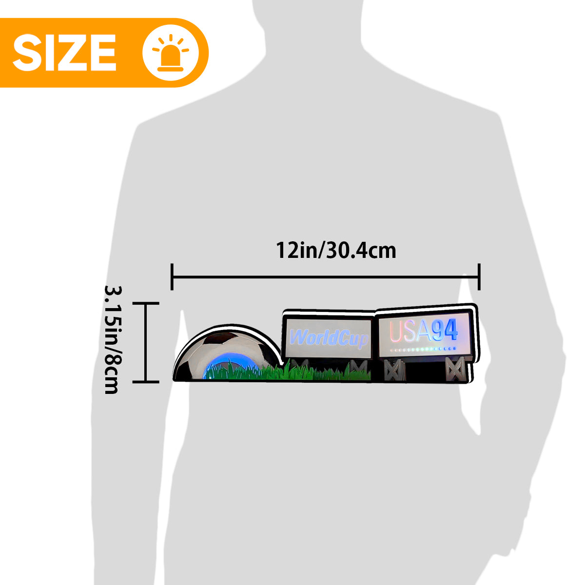 Custom World Cup USA 94 Pinball Topper Lightbox, 3D Printed Lightbox Powered by USB Band Dimm
