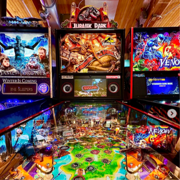 Jurassic Park 30th Anniversary Pinball Topper 3D Acrylic LED Topper, For Stern Pinball Machine, Pinball Topper