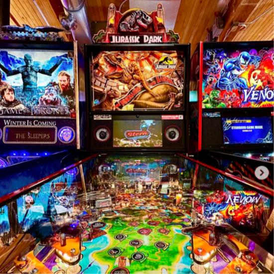 Jurassic Park 30th Anniversary Pinball Topper 3D Acrylic LED Topper, For Stern Pinball Machine, Pinball Topper