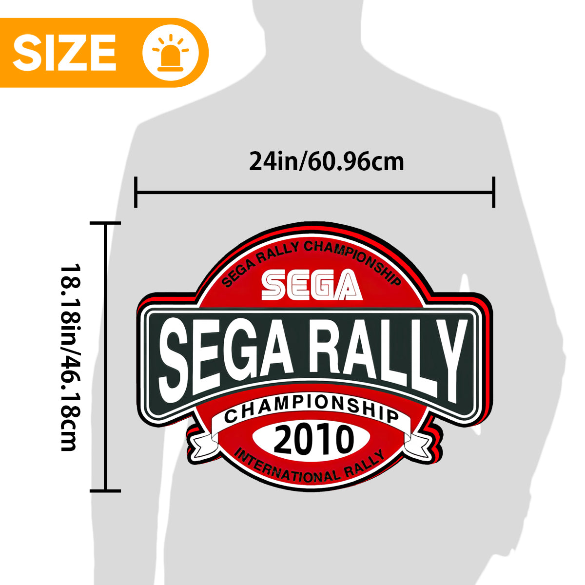 SEGA Rally Championship 1995 Logo 3D LED Light Box