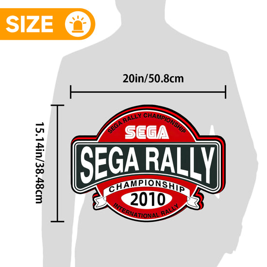 SEGA Rally Championship 1995 Logo 3D LED Light Box