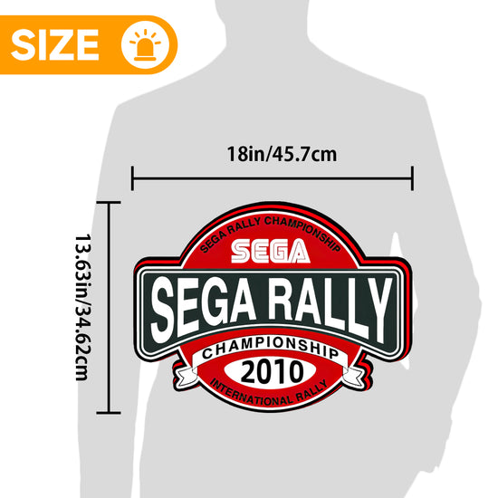 SEGA Rally Championship 1995 Logo 3D LED Light Box