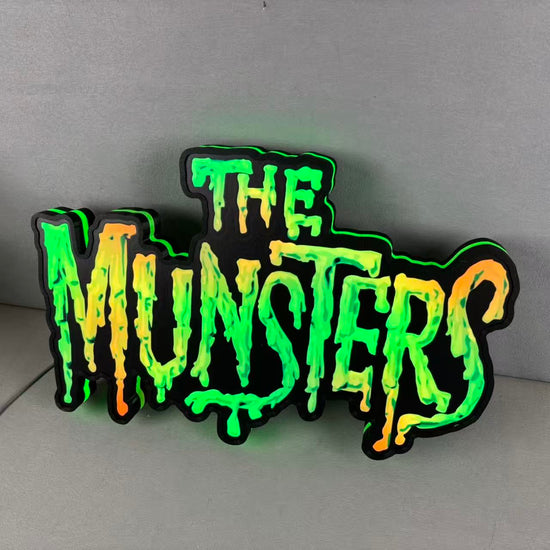 The Munsters Pinball LED Lightbox, The Munsters Pinball Topper, USB powered and with Dimming Function, design for Stern Pinball