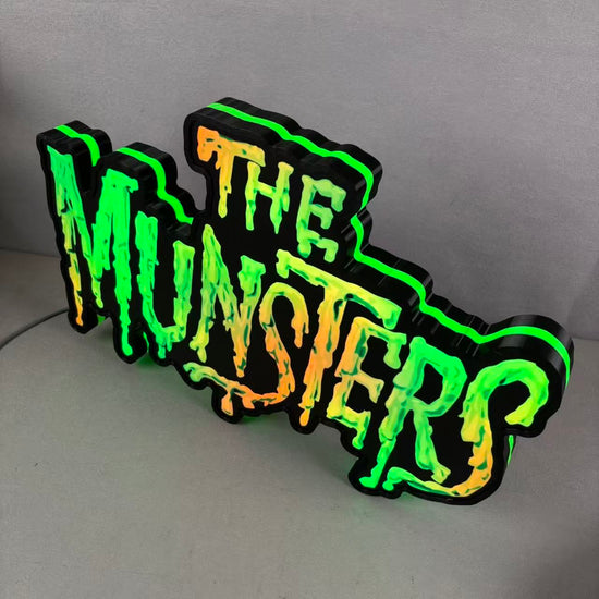 The Munsters Pinball LED Lightbox, The Munsters Pinball Topper, USB powered and with Dimming Function, design for Stern Pinball