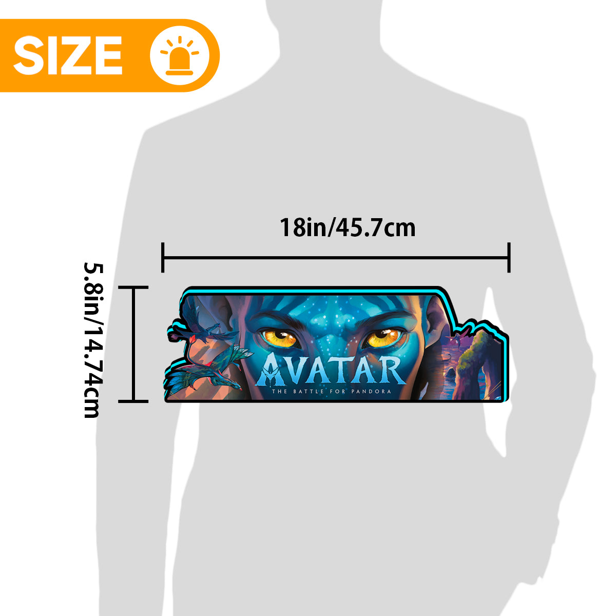 Topper for Avatar JJP Pinball, 3D Printed Lightbox USB Powered & Full Dimmable