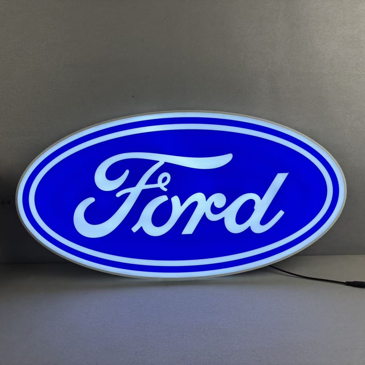 Ford Logo Car Logo LED Lightbox 3D Printed Lightbox