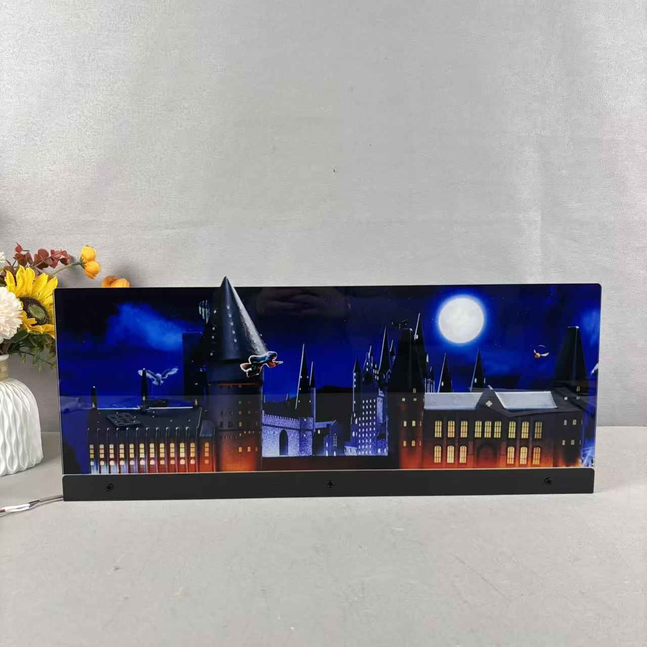 Harry Potter Pinball Topper 3D Acrylic LED Topper, For Jersey Jack JJP Pinball Machine, Pinball Topper