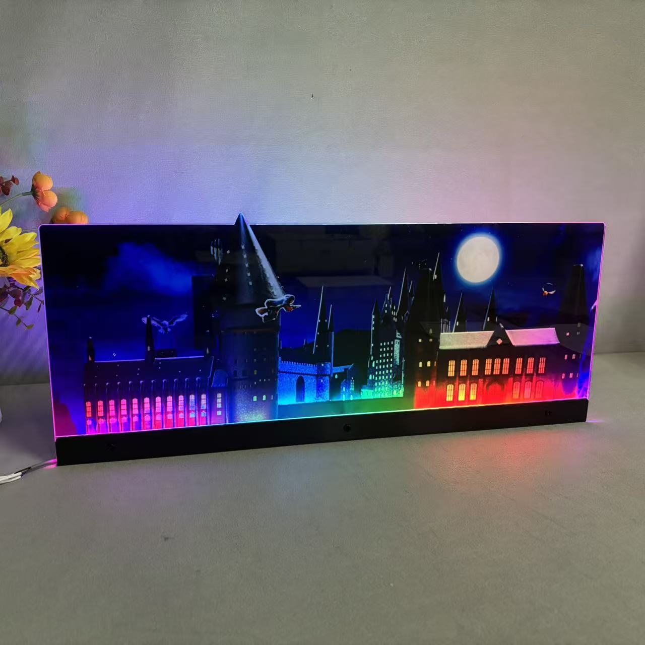 Harry Potter Pinball Topper 3D Acrylic LED Topper, For Jersey Jack JJP Pinball Machine, Pinball Topper