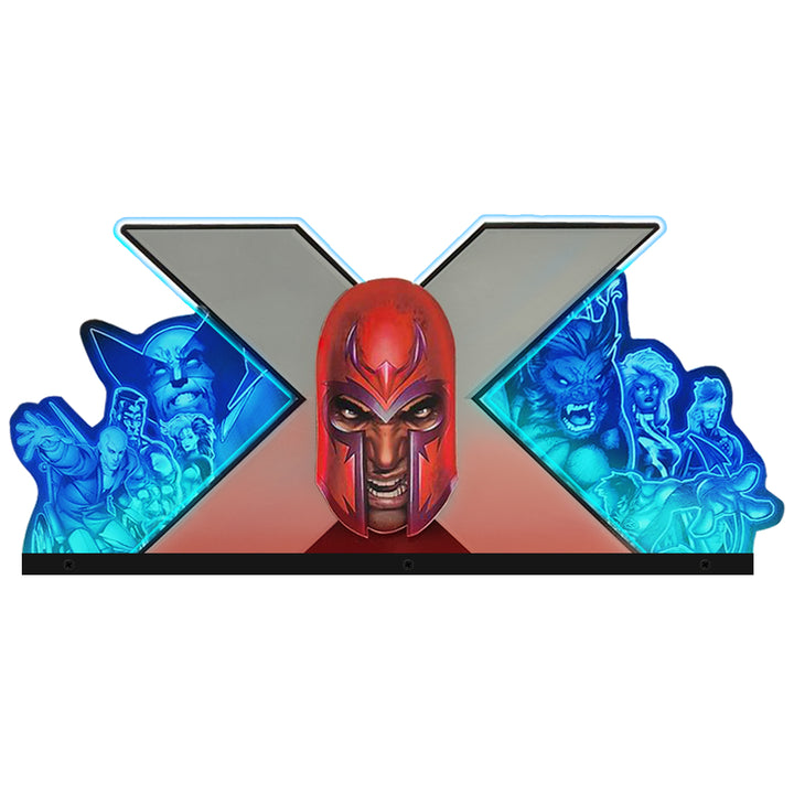 X-men LE Magneto Topper 3D Acrylic LED Topper, Williams Pinball Topper, for Pinball Machine, Pinball Topper