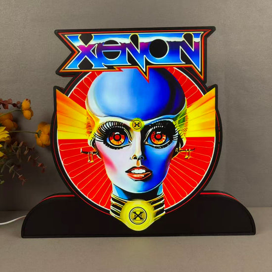 Xenon Pinball Topper 3D Printed Lightbox, Arcade Pinball Machine Accessory for Pinball Arcade Machine Fans, USB Dimmeable