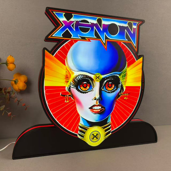 Xenon Pinball Topper 3D Printed Lightbox, Arcade Pinball Machine Accessory for Pinball Arcade Machine Fans, USB Dimmeable