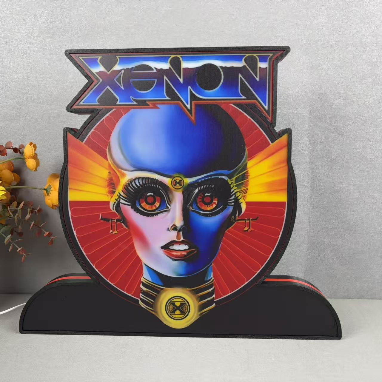 Xenon Pinball Topper 3D Printed Lightbox, Arcade Pinball Machine Accessory for Pinball Arcade Machine Fans, USB Dimmeable