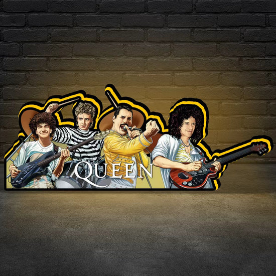 Queen Pinball Topper, Pinball Arcade Decor, for The Pinball Brothers Pinball Machine Topper, Mans Cave Decor