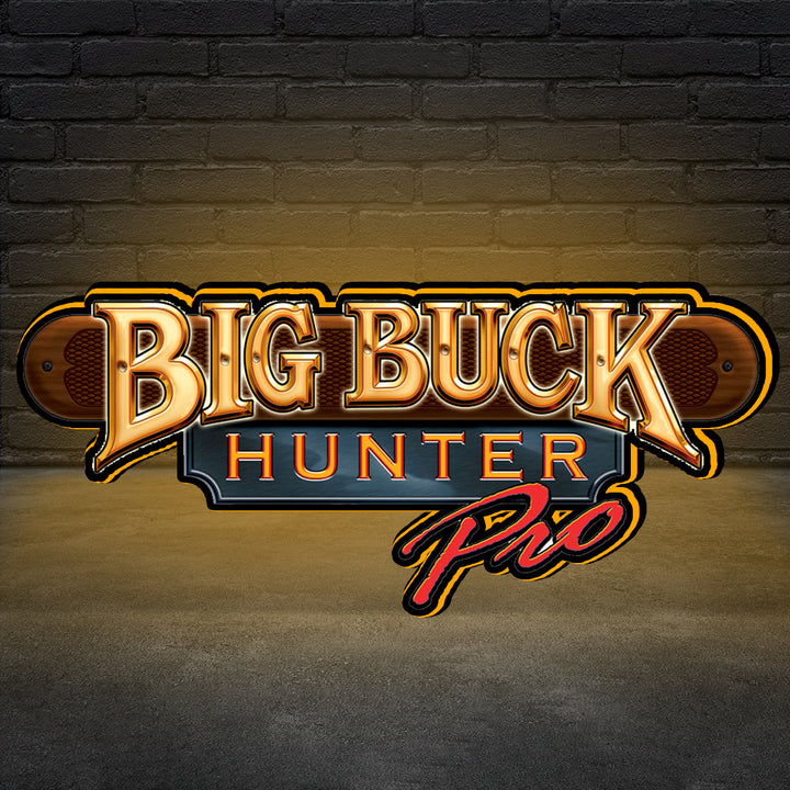 Big Buck Hunter Pro Pinball Topper 3D LED Light Box, for Pinball Machine,  Arcade Game Room Decor