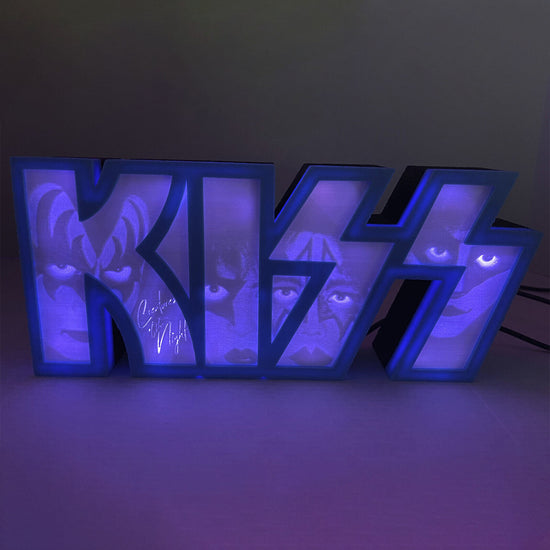 KISS Light box, Creatures of the Night with LED colored lights and sound sensor