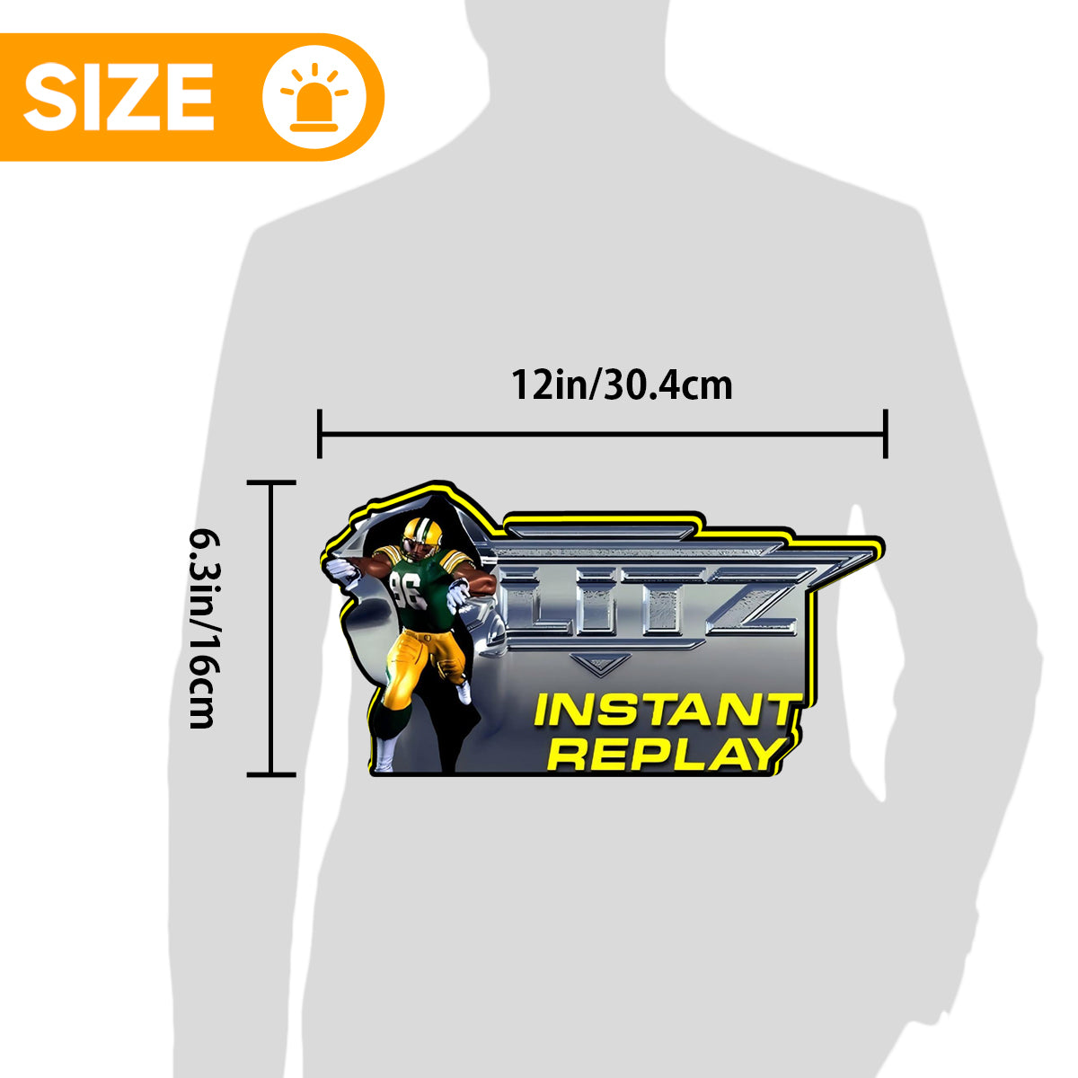 NFL Blitz 99 3D Printed LED Lightbox for Gaming Room Decor, Classic Arcade Gaming Lightbox