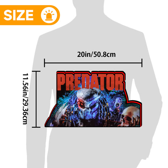 Predator 2025 Pinball Topper Led Lightbox, For Pinball Machine by Pinball Brothers, 5V USB with Dimmer Perfect for Game Room Man's Cave