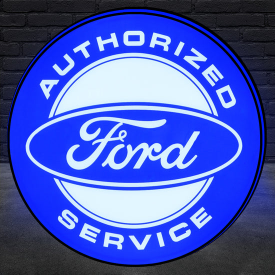 Ford Mustang Logo Custom 3D LED Topper Printed Lightbox