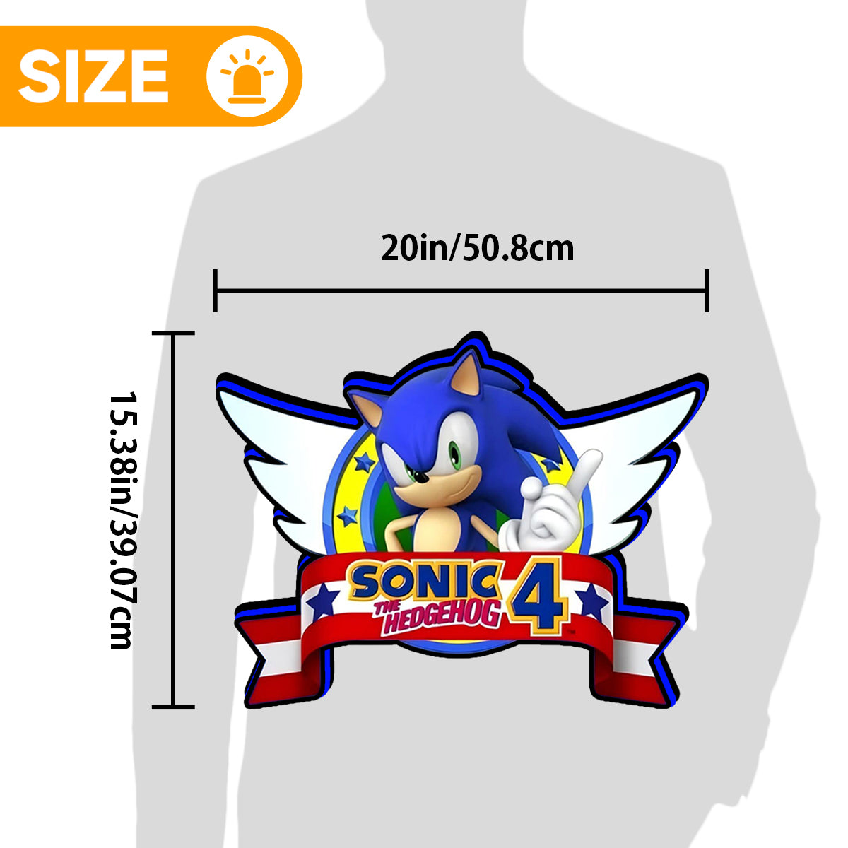 Sonic The Hedgehog Genesis 30th Anniversary 4" 3D Printed LED Lightbox Game Lightbox