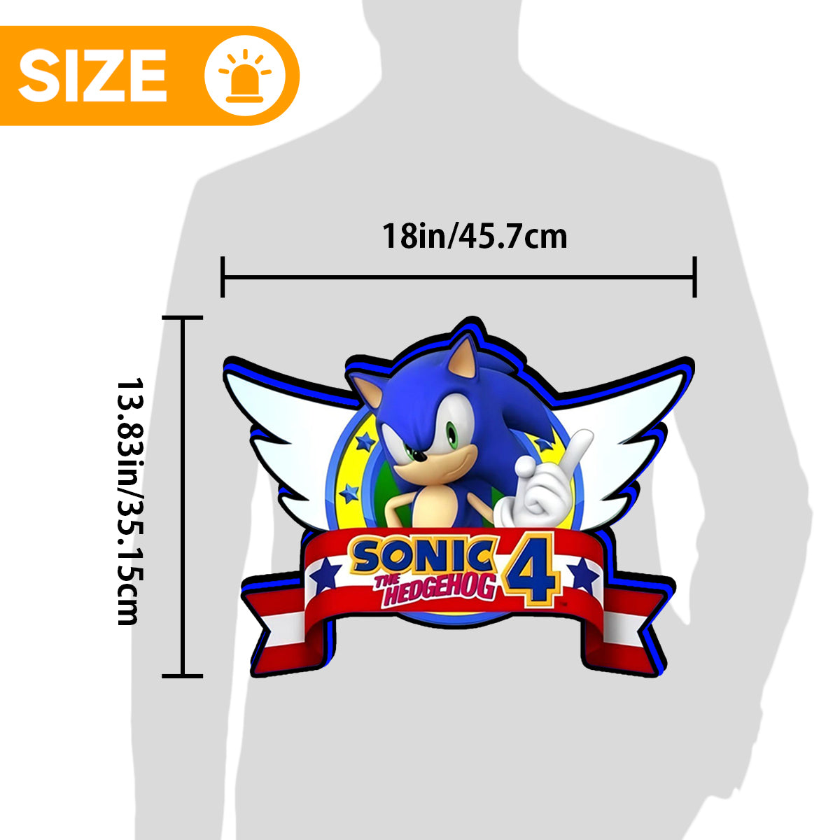 Sonic The Hedgehog Genesis 30th Anniversary 4" 3D Printed LED Lightbox Game Lightbox