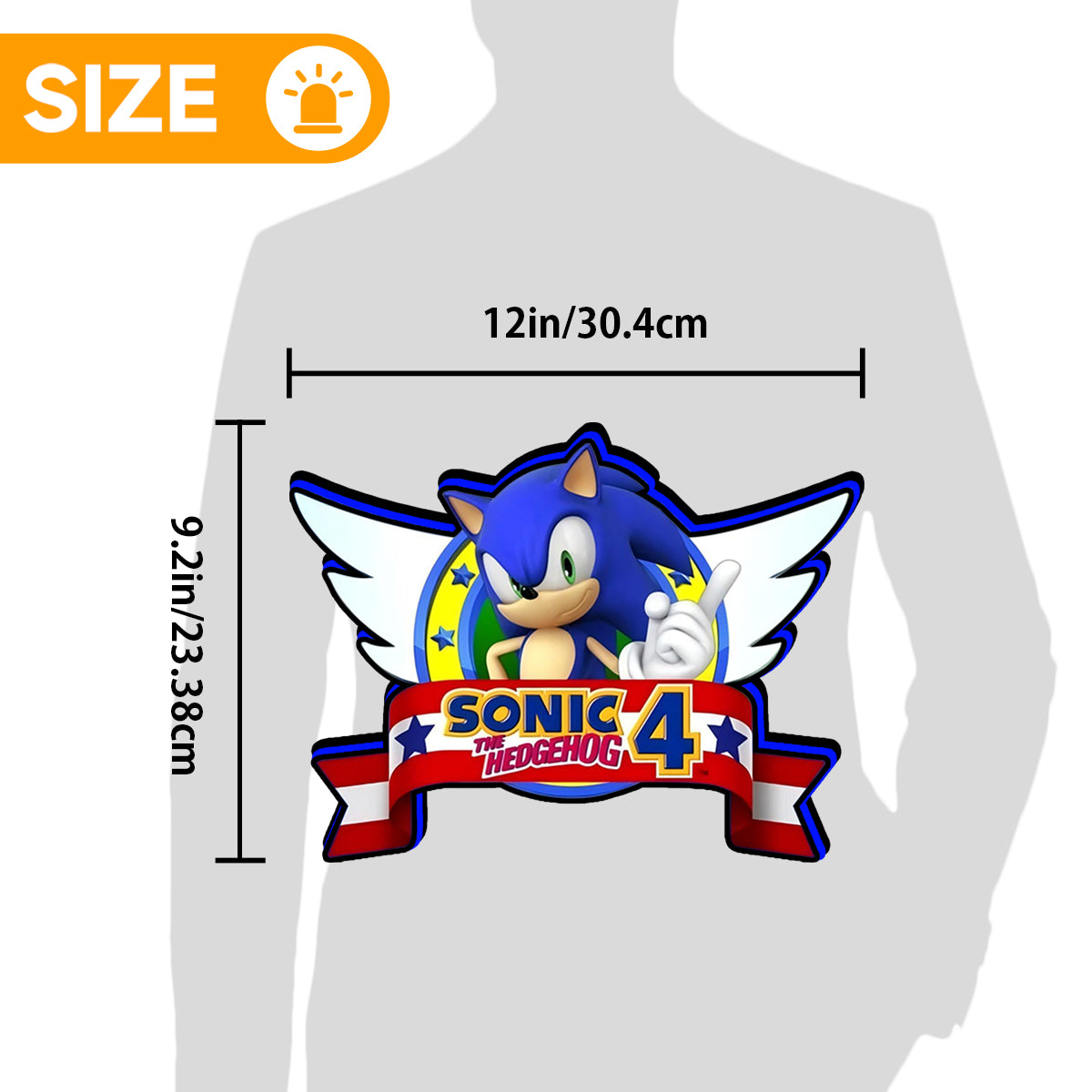 Sonic The Hedgehog Genesis 30th Anniversary 4" 3D Printed LED Lightbox Game Lightbox