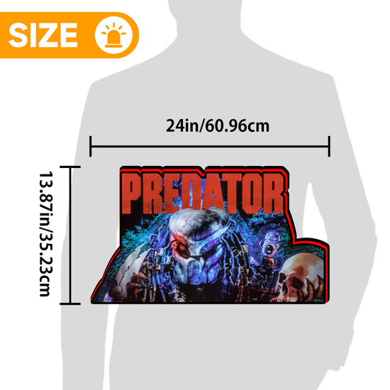 Predator 2025 Pinball Topper Led Lightbox, For Pinball Machine by Pinball Brothers, 5V USB with Dimmer Perfect for Game Room Man's Cave