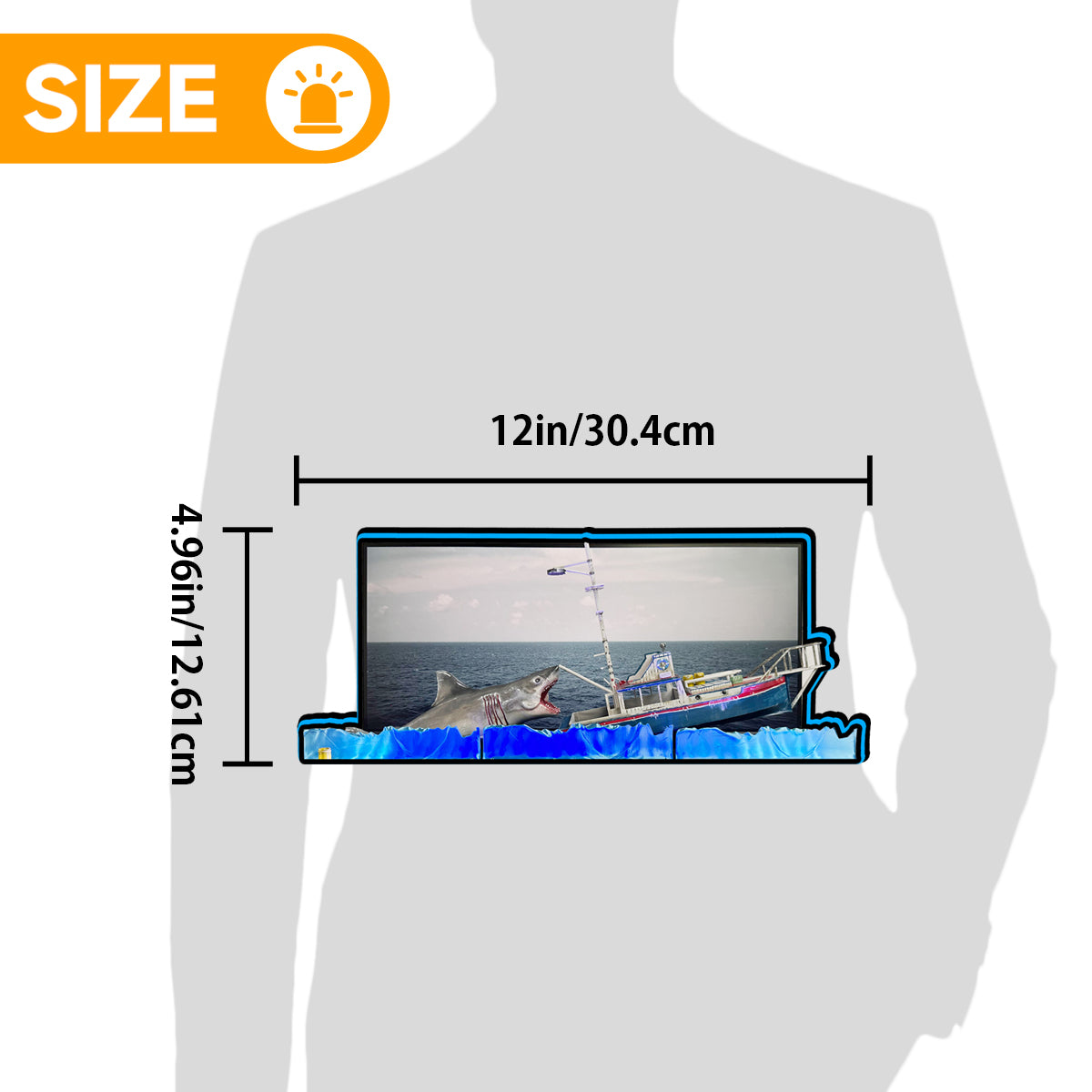 JAWS Pinball Topper for Stern, Pinball Arcade Decor, Perfect for Game Room or Pinball Machine