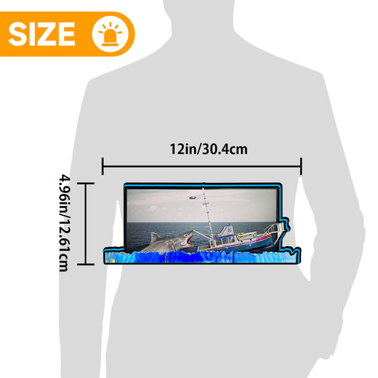 JAWS Pinball Topper for Stern, Pinball Arcade Decor, Perfect for Game Room or Pinball Machine